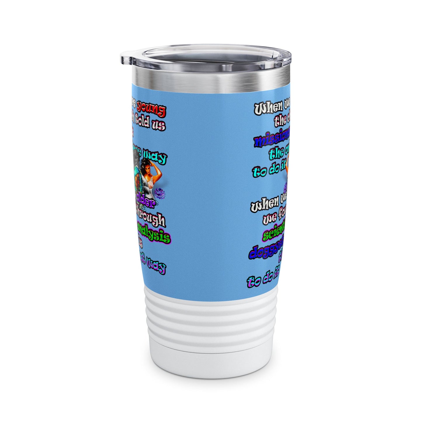 doggystyle - Ringneck Tumbler, 20oz (light blue)