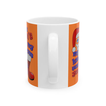 santa's shoes - White Mug (crusta)