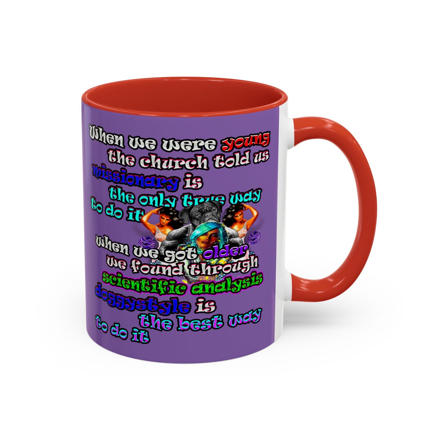 doggystyle - Accent Mug (light purple)