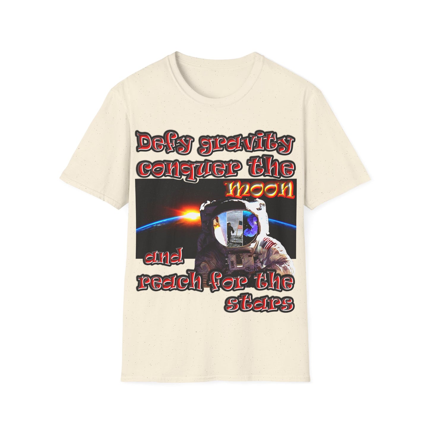 defy conquer reach - Unisex Softstyle T-Shirt