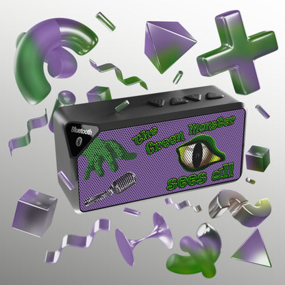green monster - Jabba Bluetooth Speaker (light purple)