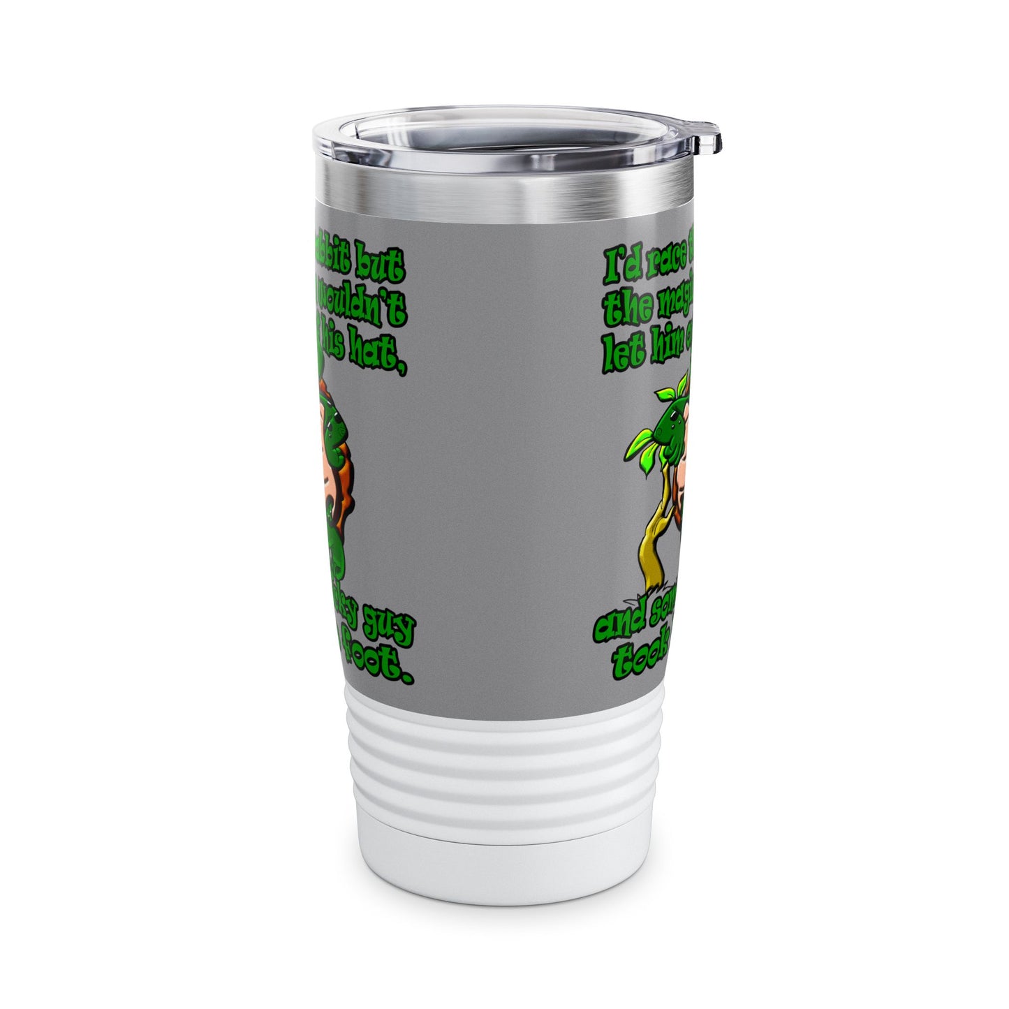 turtle race - Ringneck Tumbler, 20oz (grey)