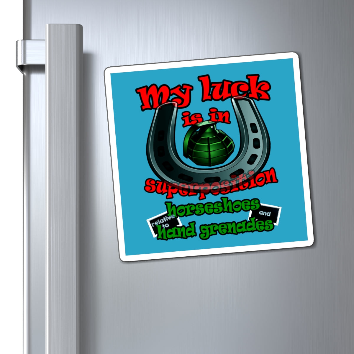 my luck - Magnets - (turquoise)