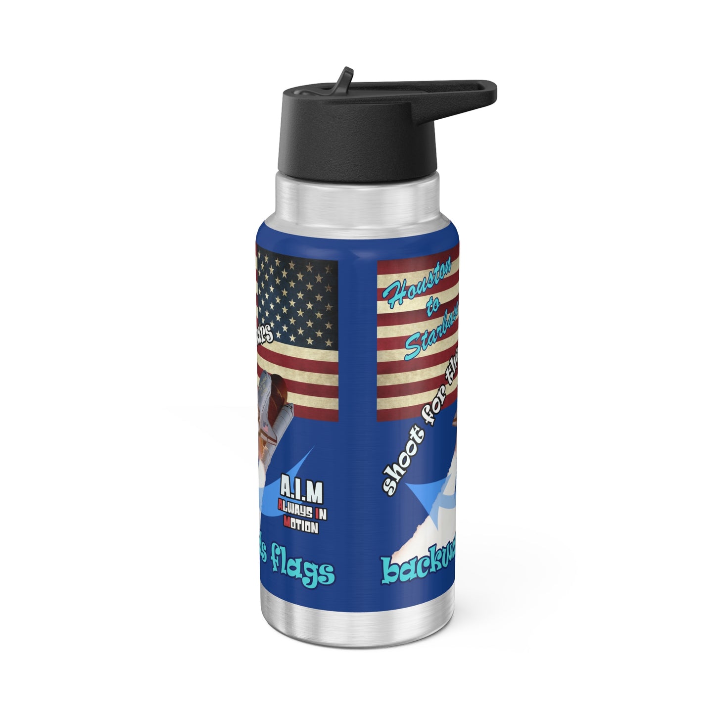 shoot for the stars - Gator Tumbler, 32oz (dark blue)