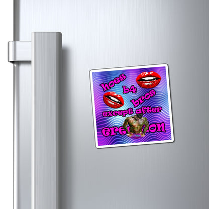 hoes b4 bros - Magnets - (purple wave)