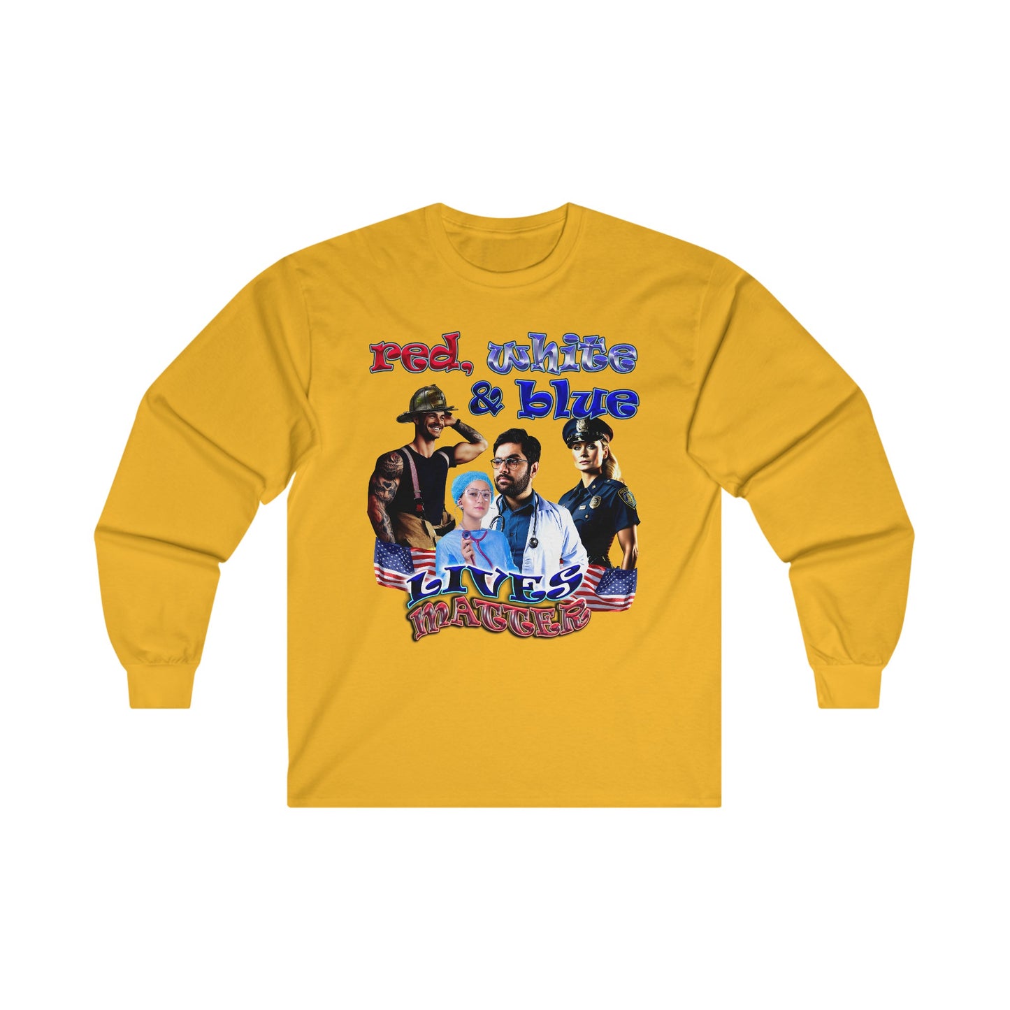 rw&b lives matter - Ultra Cotton Long Sleeve Tee