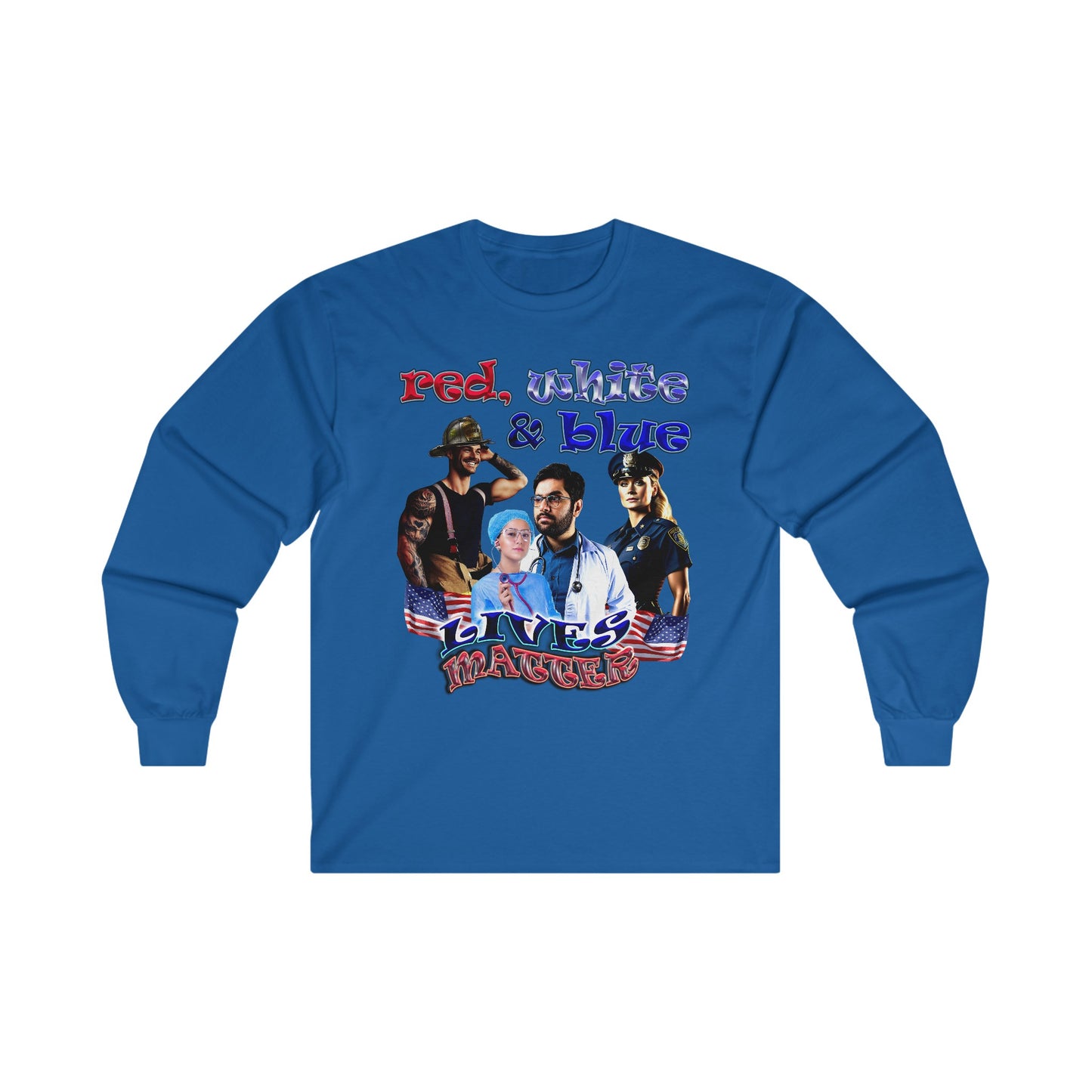 rw&b lives matter - Ultra Cotton Long Sleeve Tee