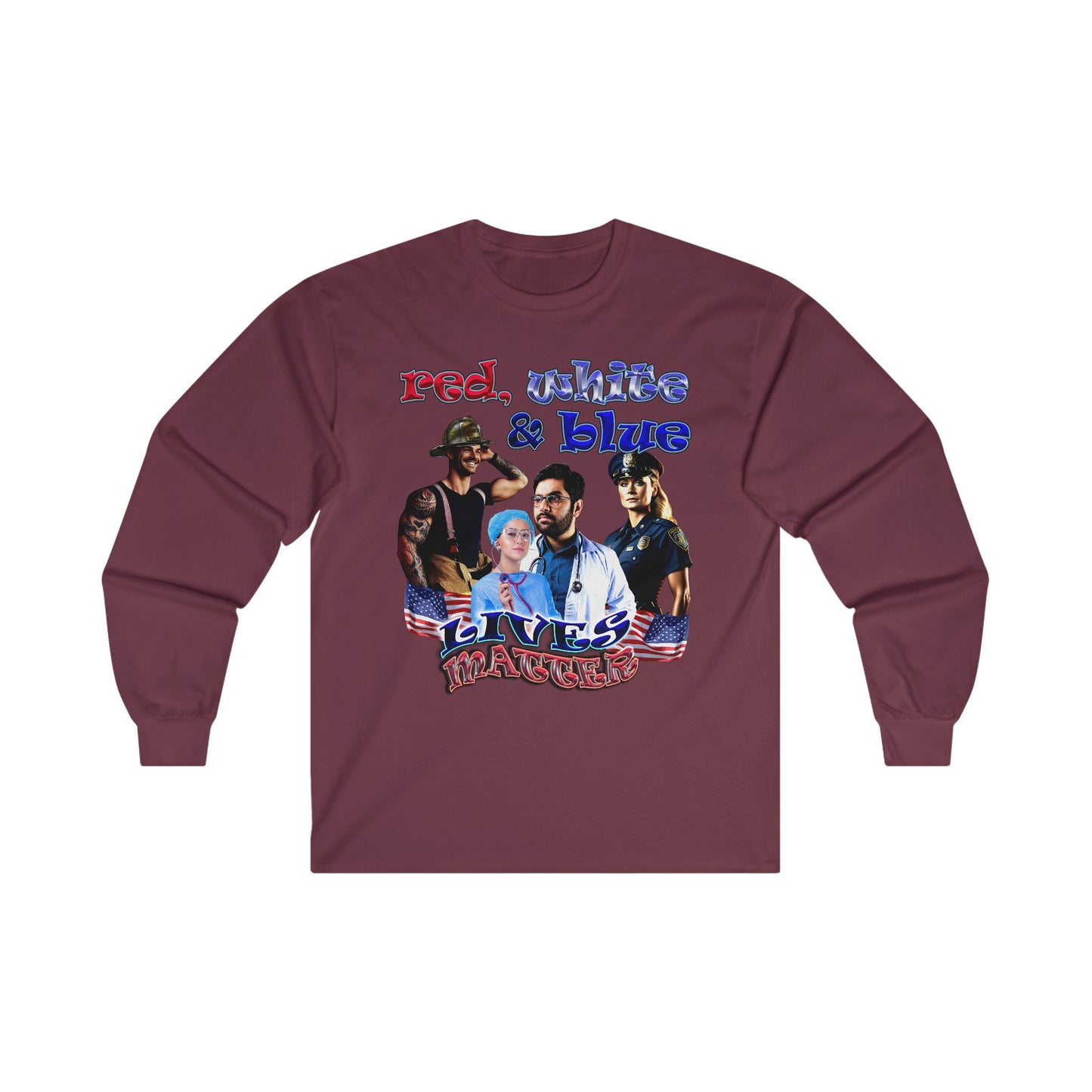 rw&b lives matter - Ultra Cotton Long Sleeve Tee