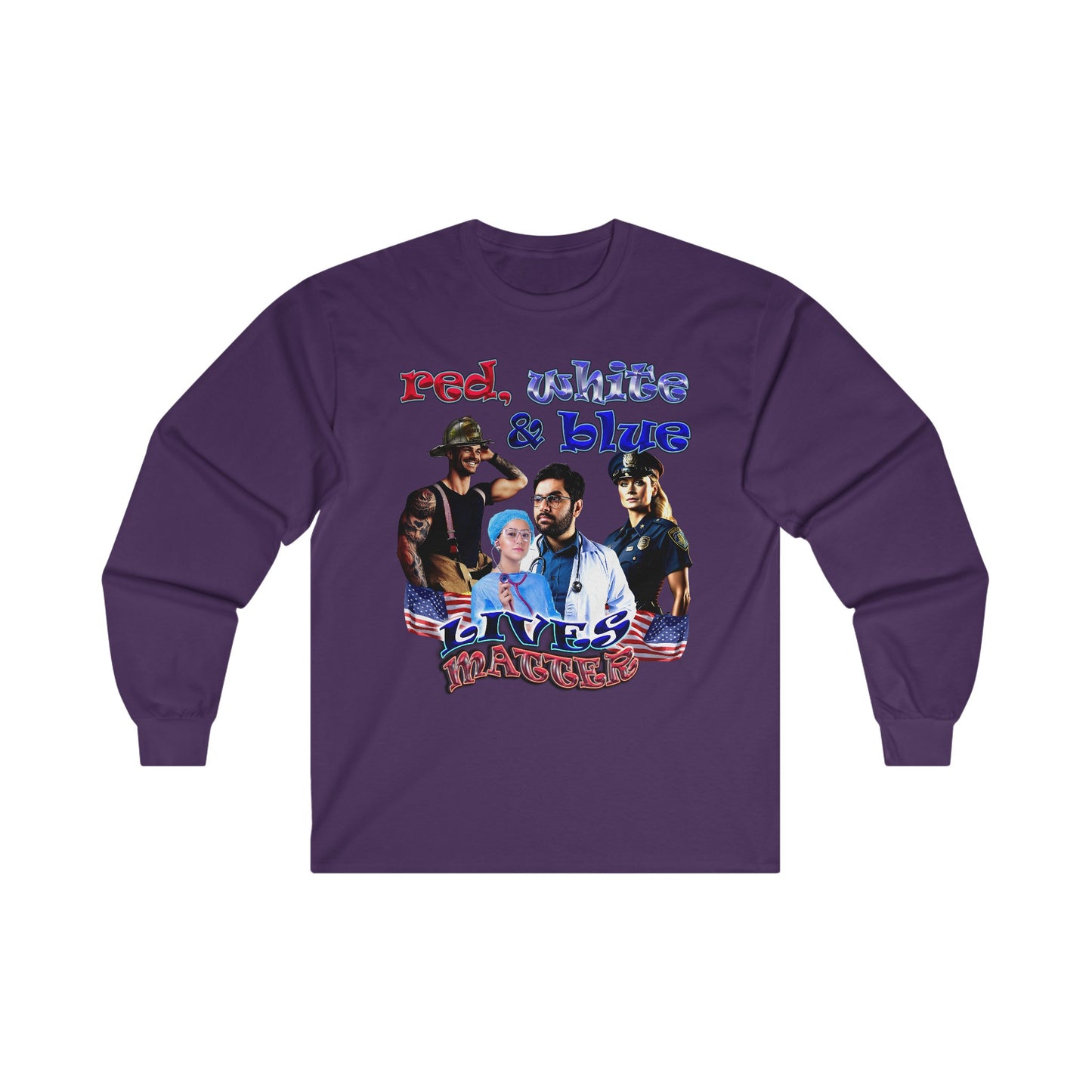 rw&b lives matter - Ultra Cotton Long Sleeve Tee