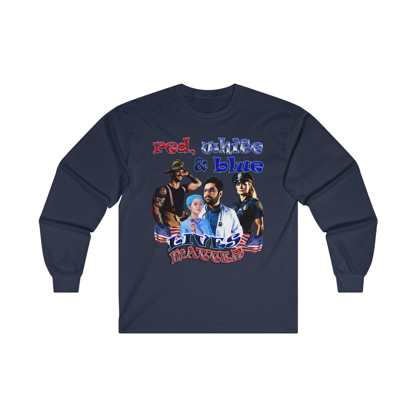 rw&b lives matter - Ultra Cotton Long Sleeve Tee