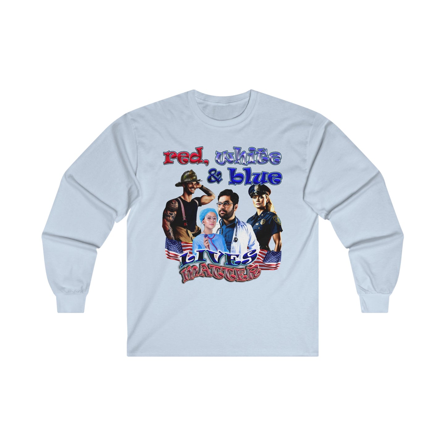 rw&b lives matter - Ultra Cotton Long Sleeve Tee
