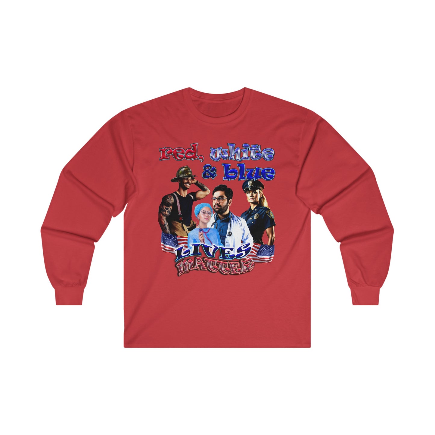 rw&b lives matter - Ultra Cotton Long Sleeve Tee