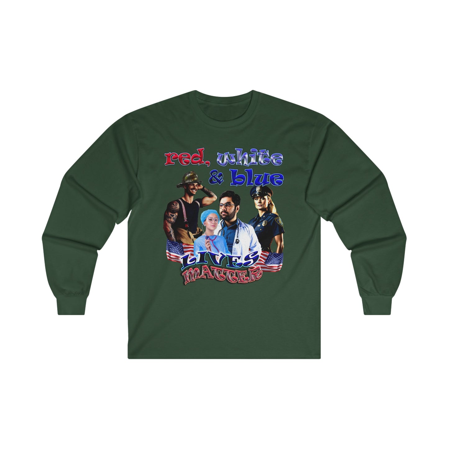 rw&b lives matter - Ultra Cotton Long Sleeve Tee
