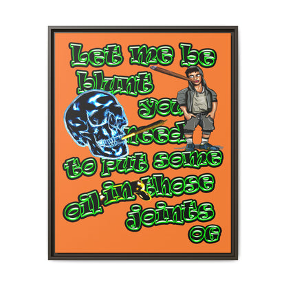 og - framed canvas art (crusta)