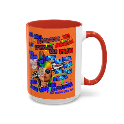 drop the beat - Accent Mug (crusta)