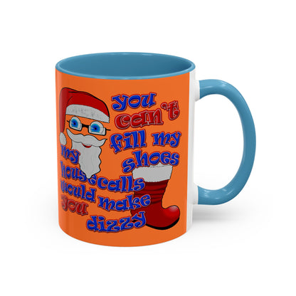 santa's shoes - Accent Mug (crusta)