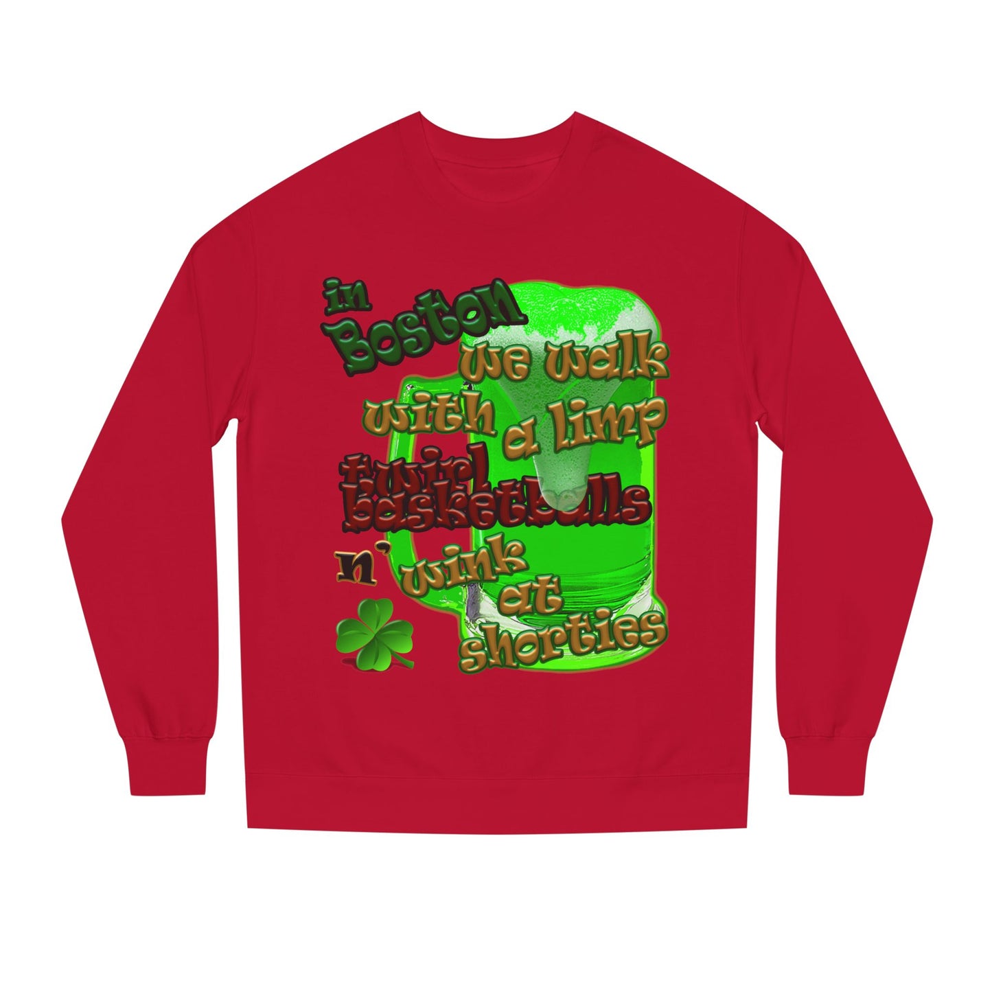 celtics logo - Unisex Crew Neck Sweatshirt