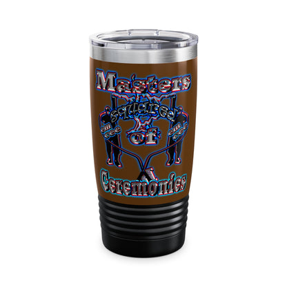 em cee squared - Ringneck Tumbler, 20oz (brown)