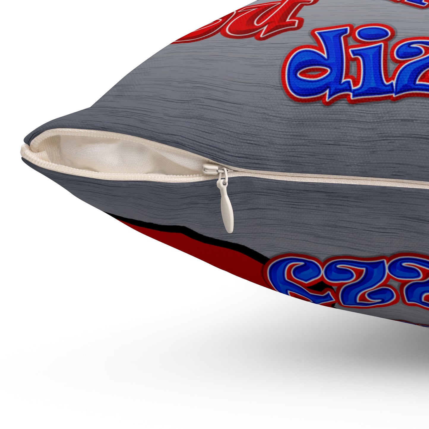 santa's shoes - Spun Polyester Square Pillow - (brushed nickel)