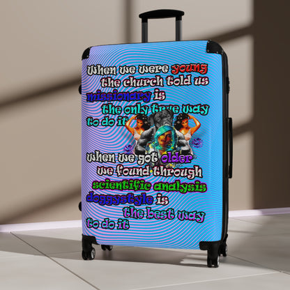 doggystyle - Suitcase (light blue-purple wave)