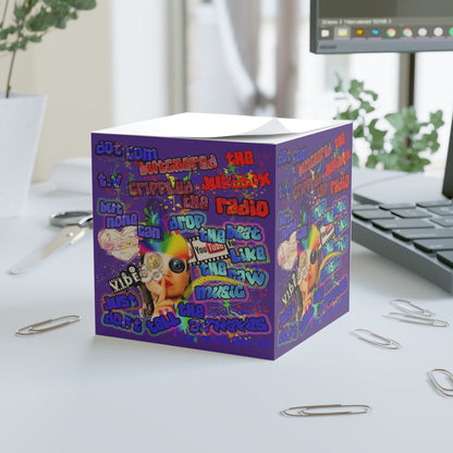 drop the beat - note cube (purple)