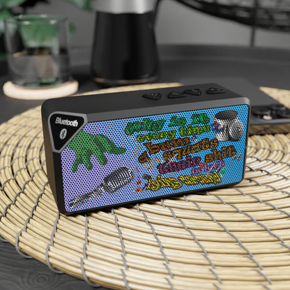 the bum's shit - Jabba Bluetooth Speaker (light blue-purple wave)