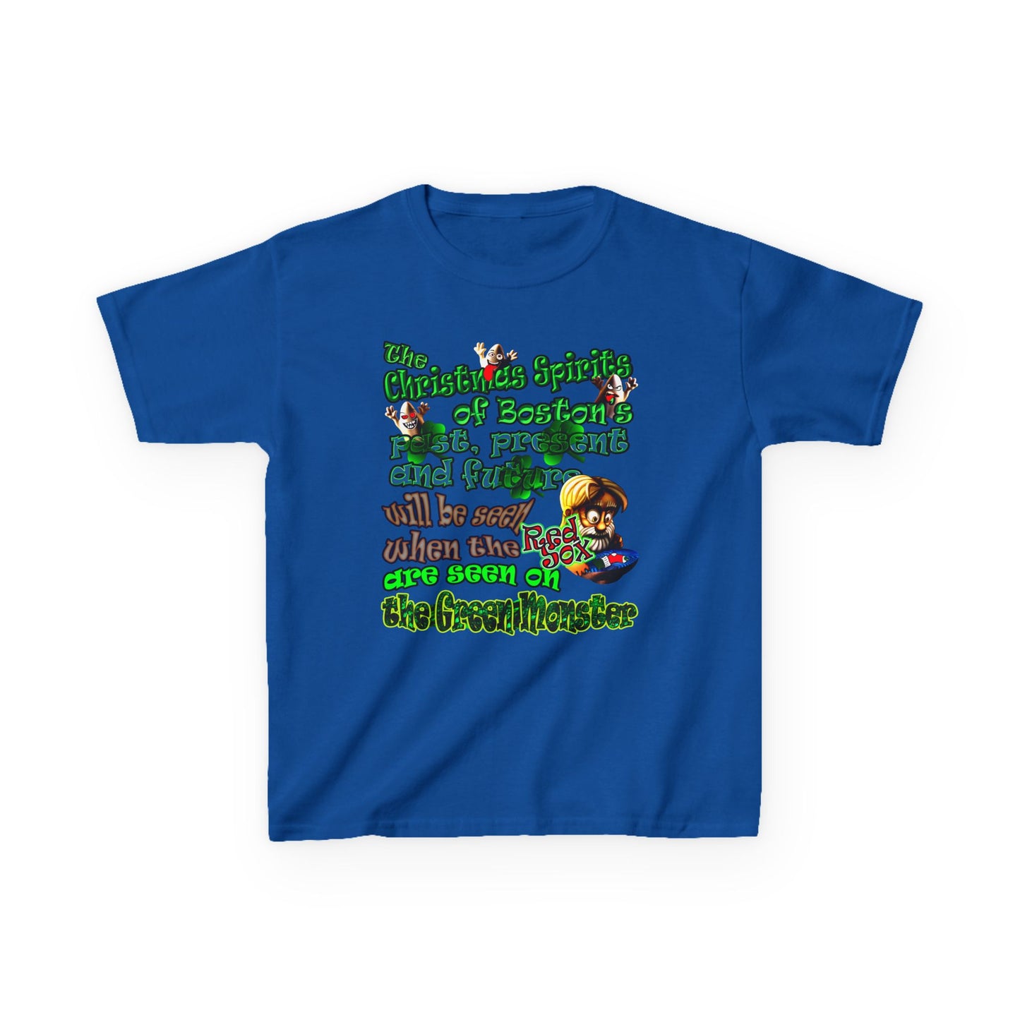 christmas spirits of boston - Kids Heavy Cotton™ Tee