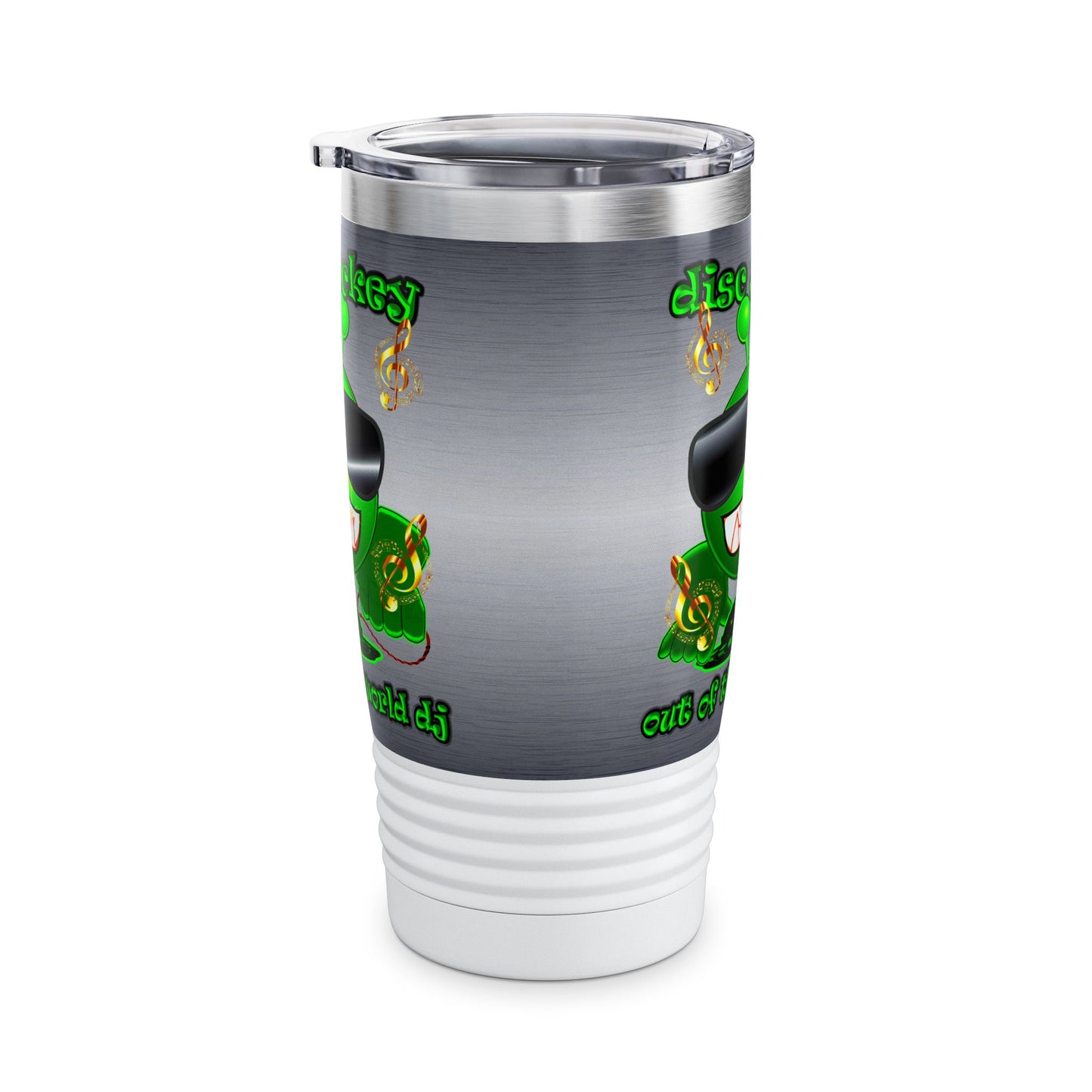 disc jockey - Ringneck Tumbler, 20oz (brushed nickel)