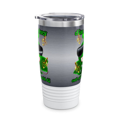 disc jockey - Ringneck Tumbler, 20oz (brushed nickel)
