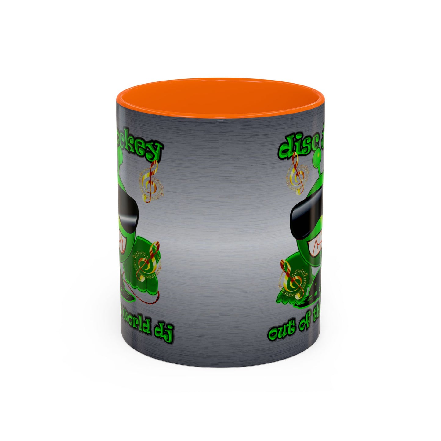 disc jockey - Accent Mug (brushed nickel)