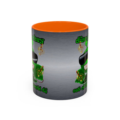 disc jockey - Accent Mug (brushed nickel)
