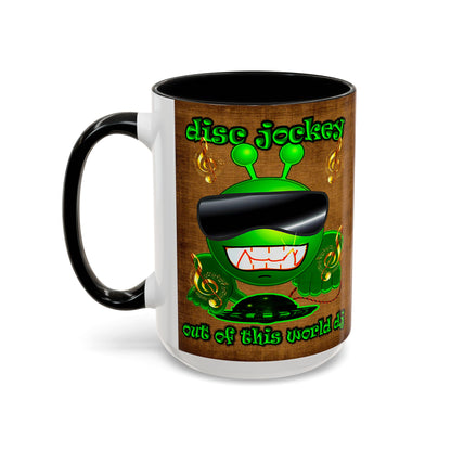 disc jockey - Accent Mug (brown papyrus)