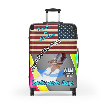 shoot for the stars - Suitcase (rainbow split)