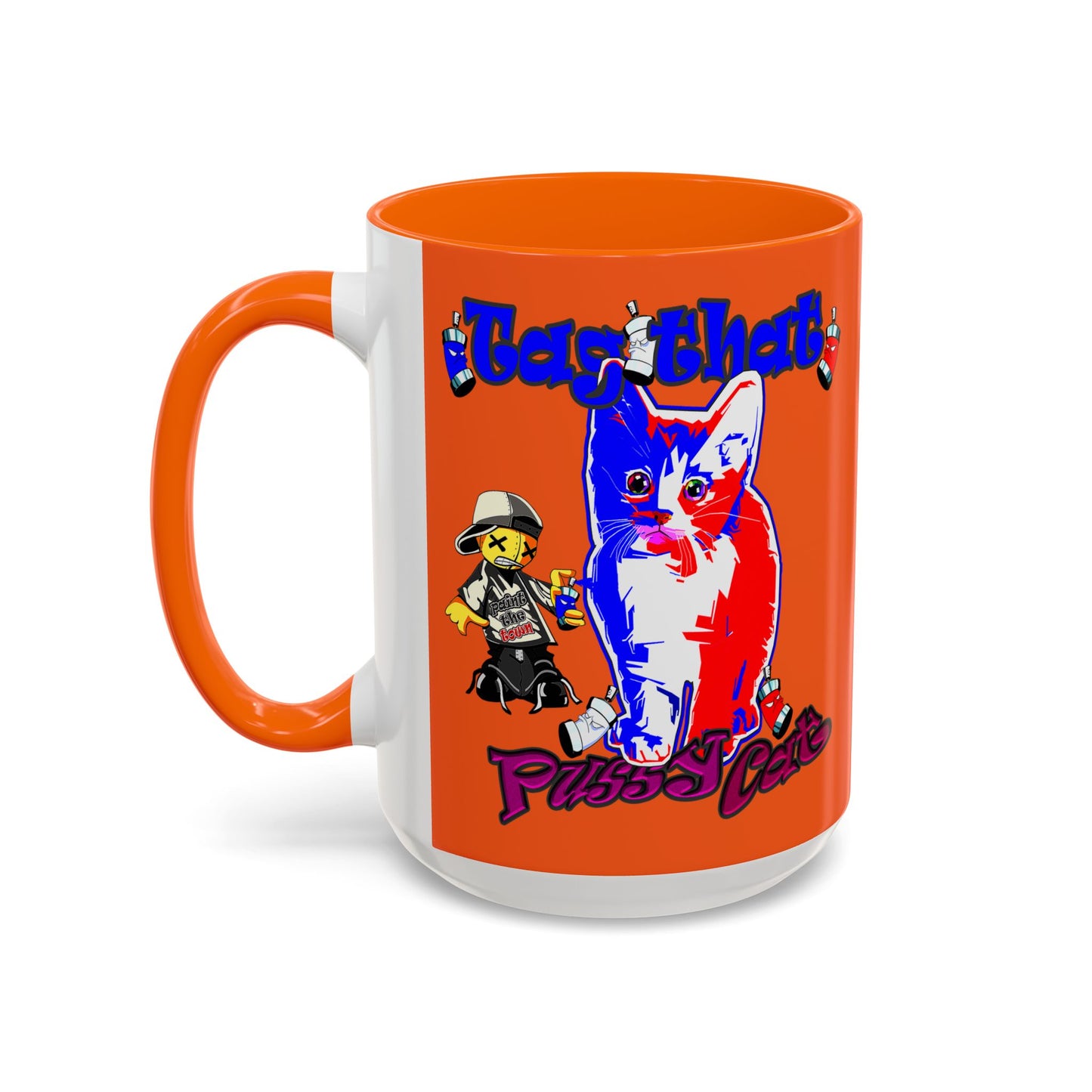 tag that - Accent Mug (orange)