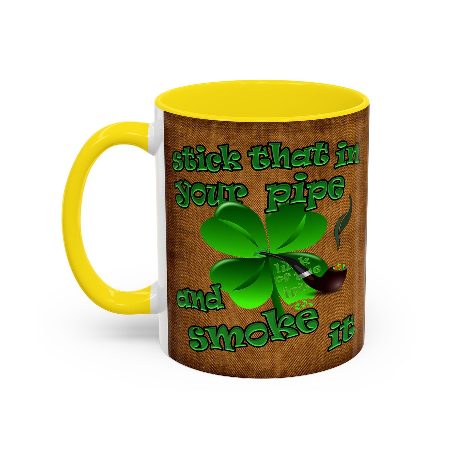 celtics logo - Accent Mug (brown papyrus)
