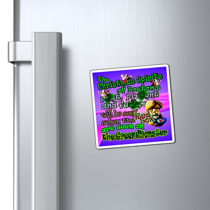 christmas spirits of boston - Magnets - (purple-pink wave)