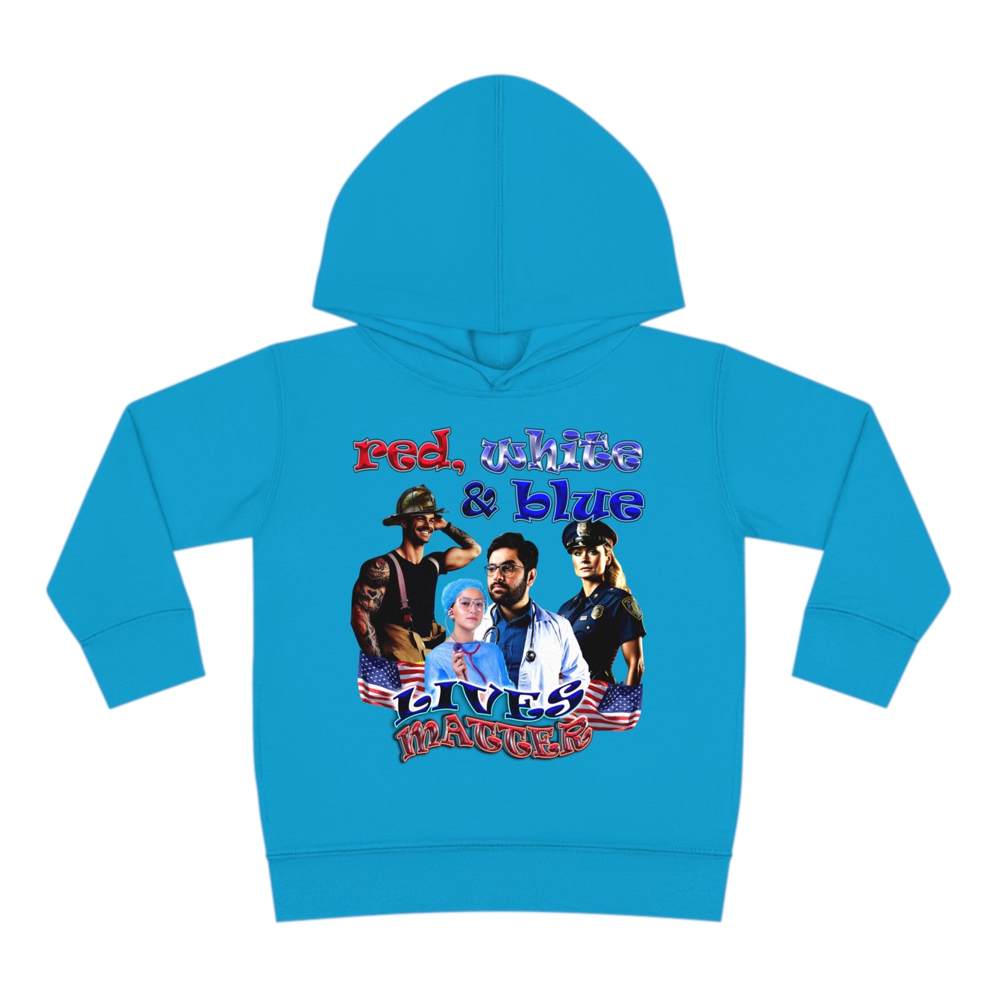 rw&b lives matter - Toddler Pullover Fleece Hoodie
