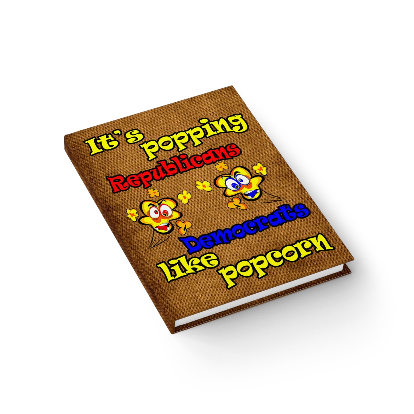 popping like popcorn - journal-lined (brown papyrus)