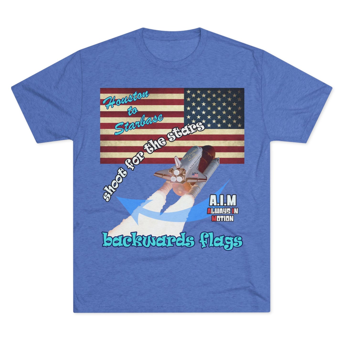 shoot for the stars - Unisex Tri-Blend Crew Tee