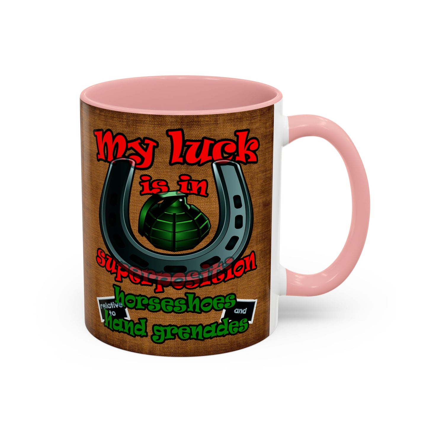 my luck - Accent Mug (brown papyrus)