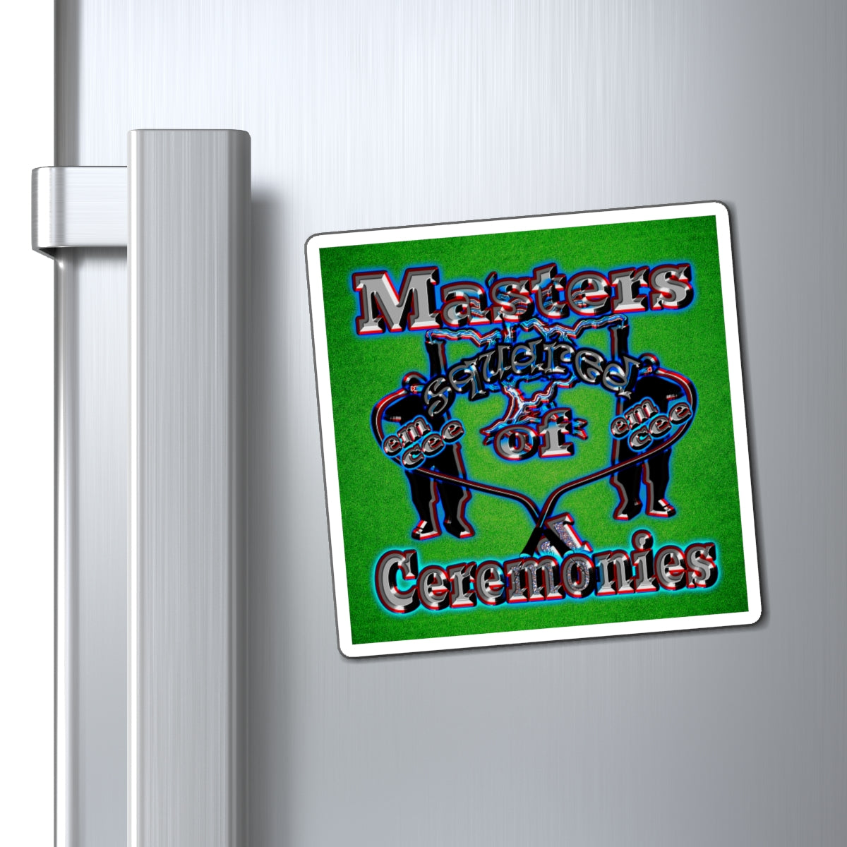 em cee squared - Magnets - (green turf)