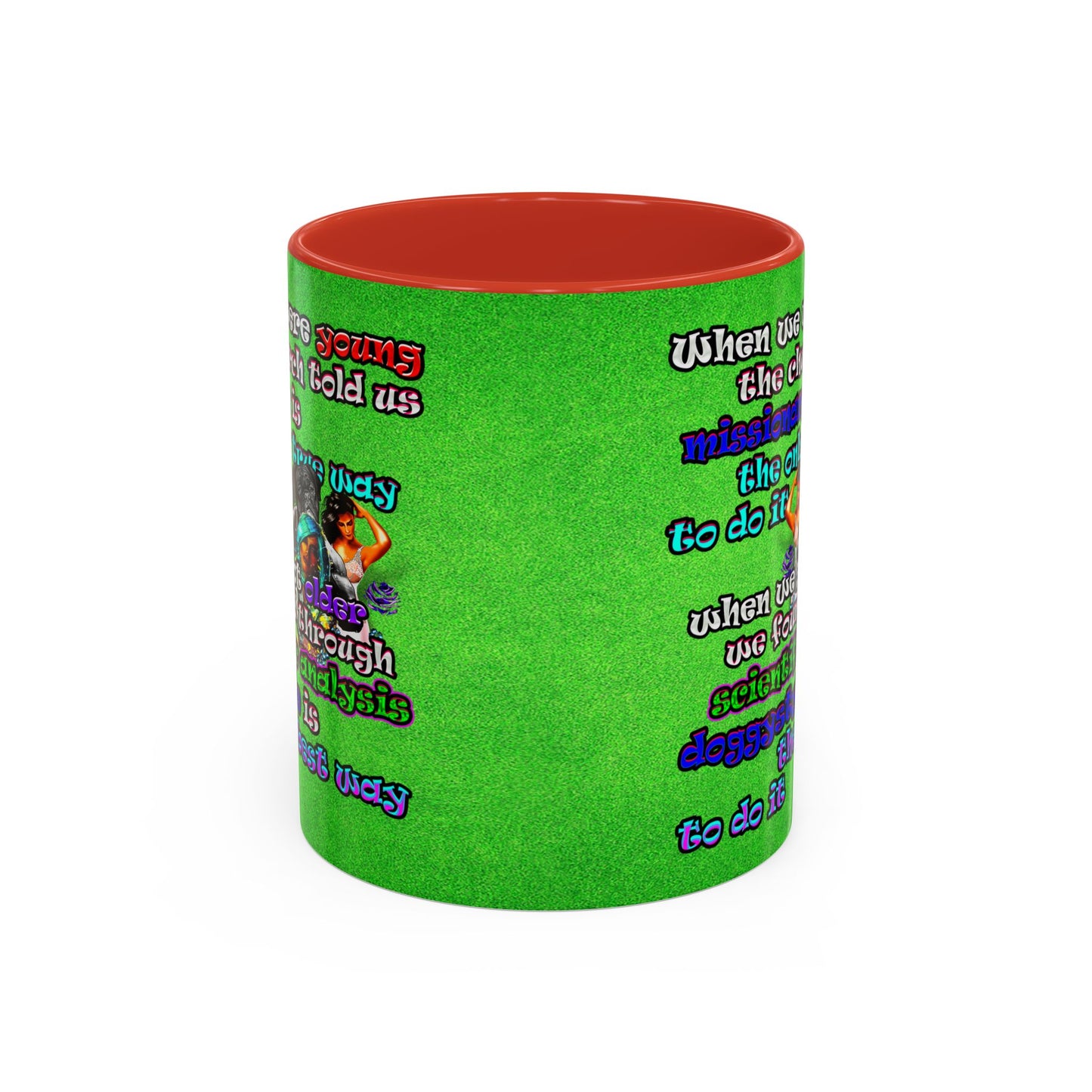 doggystyle - Accent Mug (green turf)