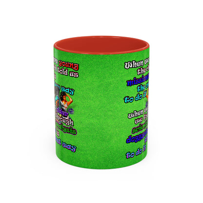doggystyle - Accent Mug (green turf)