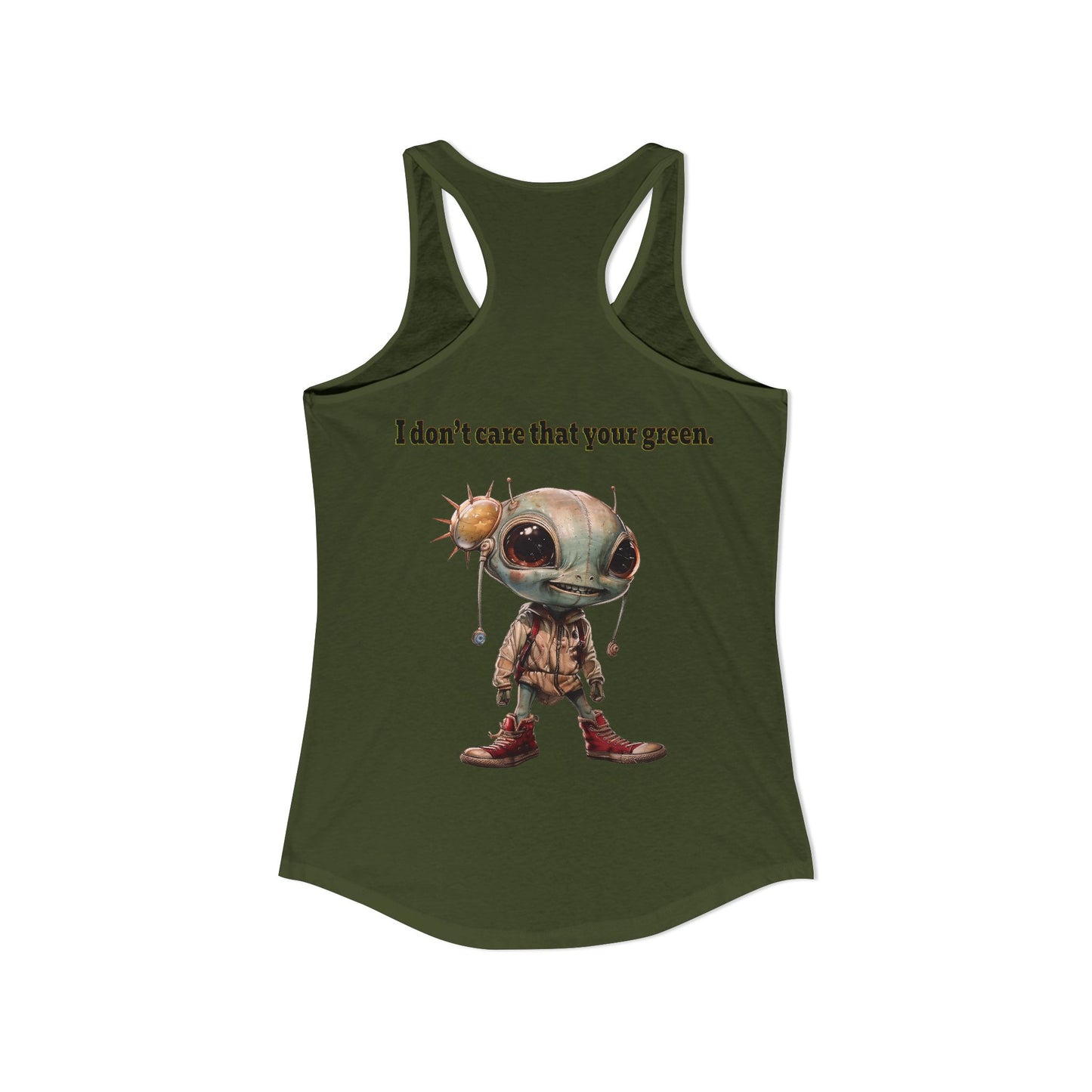 I don't care that your grey - Women's Ideal Racerback Tank