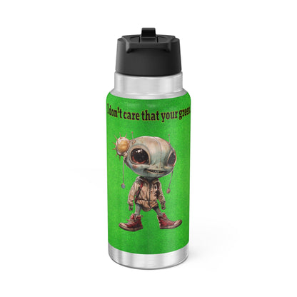 I don't care that your grey - Gator Tumbler, 32oz  (green turf)