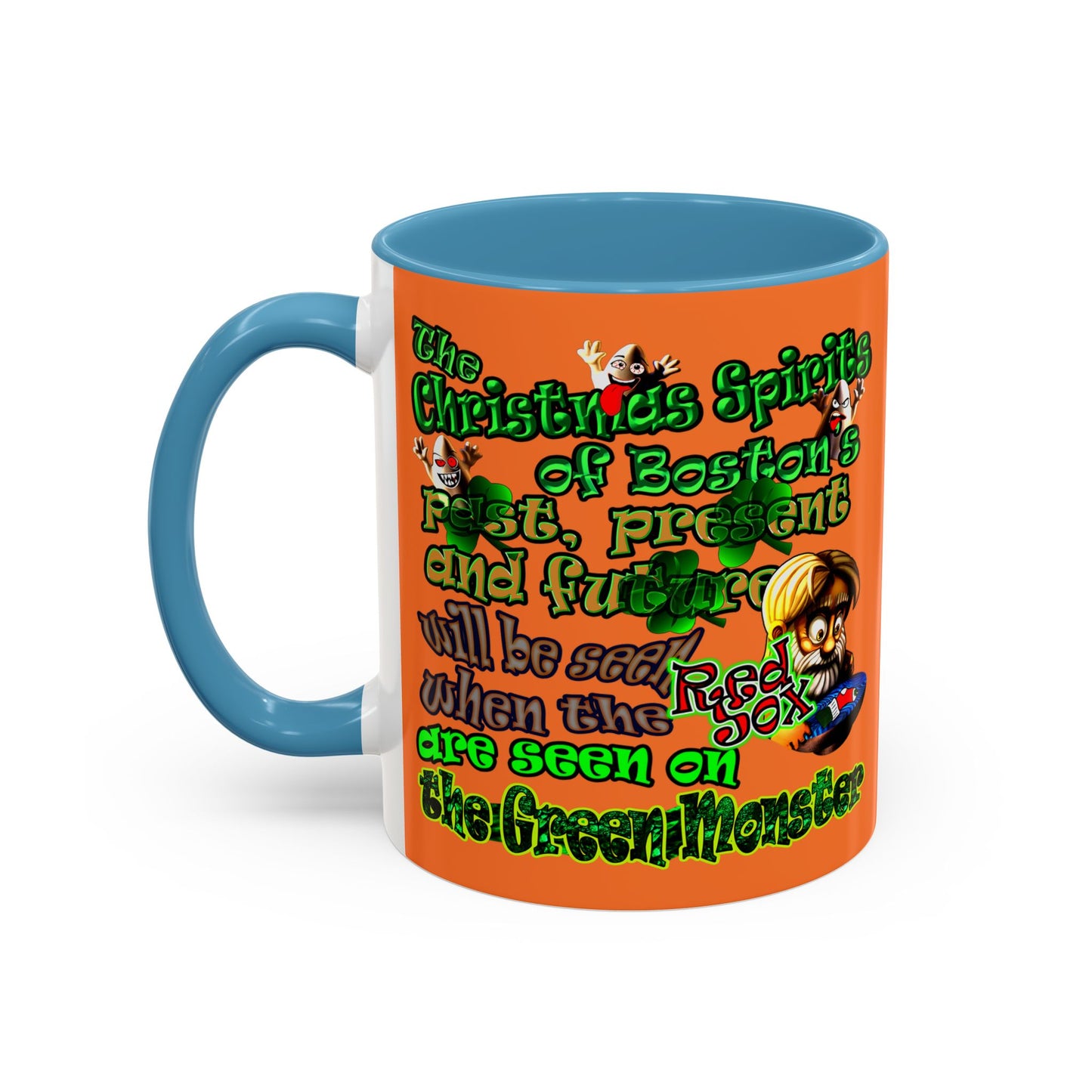 christmas spirits of boston - Accent Mug (crusta)