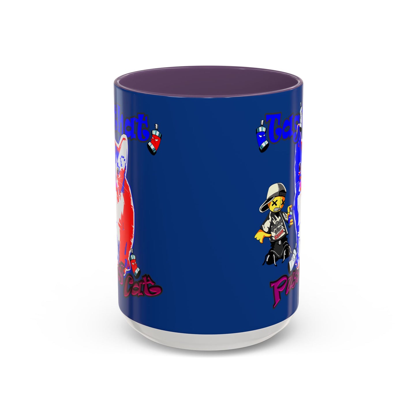 tag that - Accent Mug (dark blue)