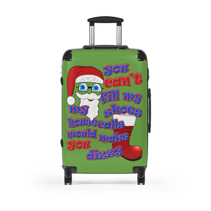 santa's shoes - Suitcase (green)