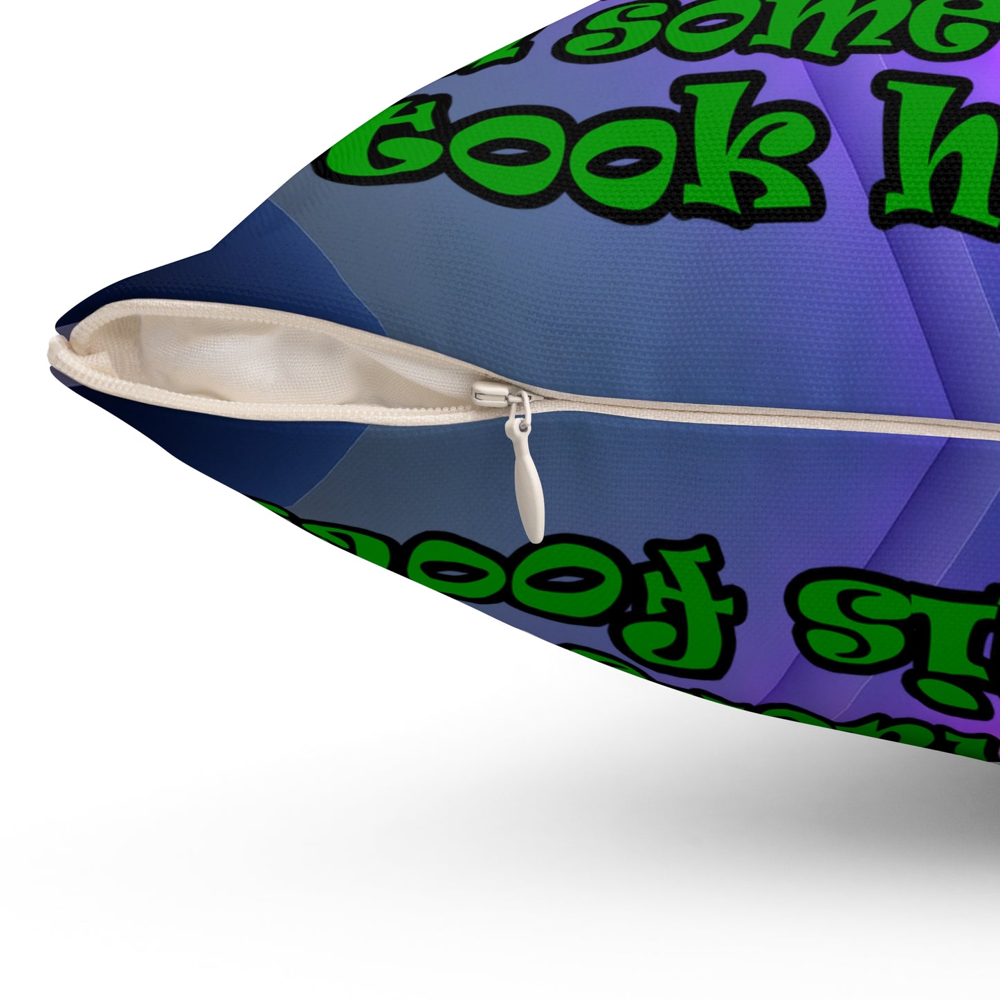 turtle race - Spun Polyester Square Pillow - (grey-pink wave)