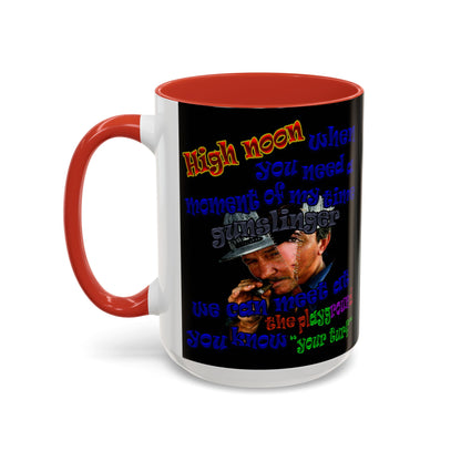 high noon - Accent Mug (black)